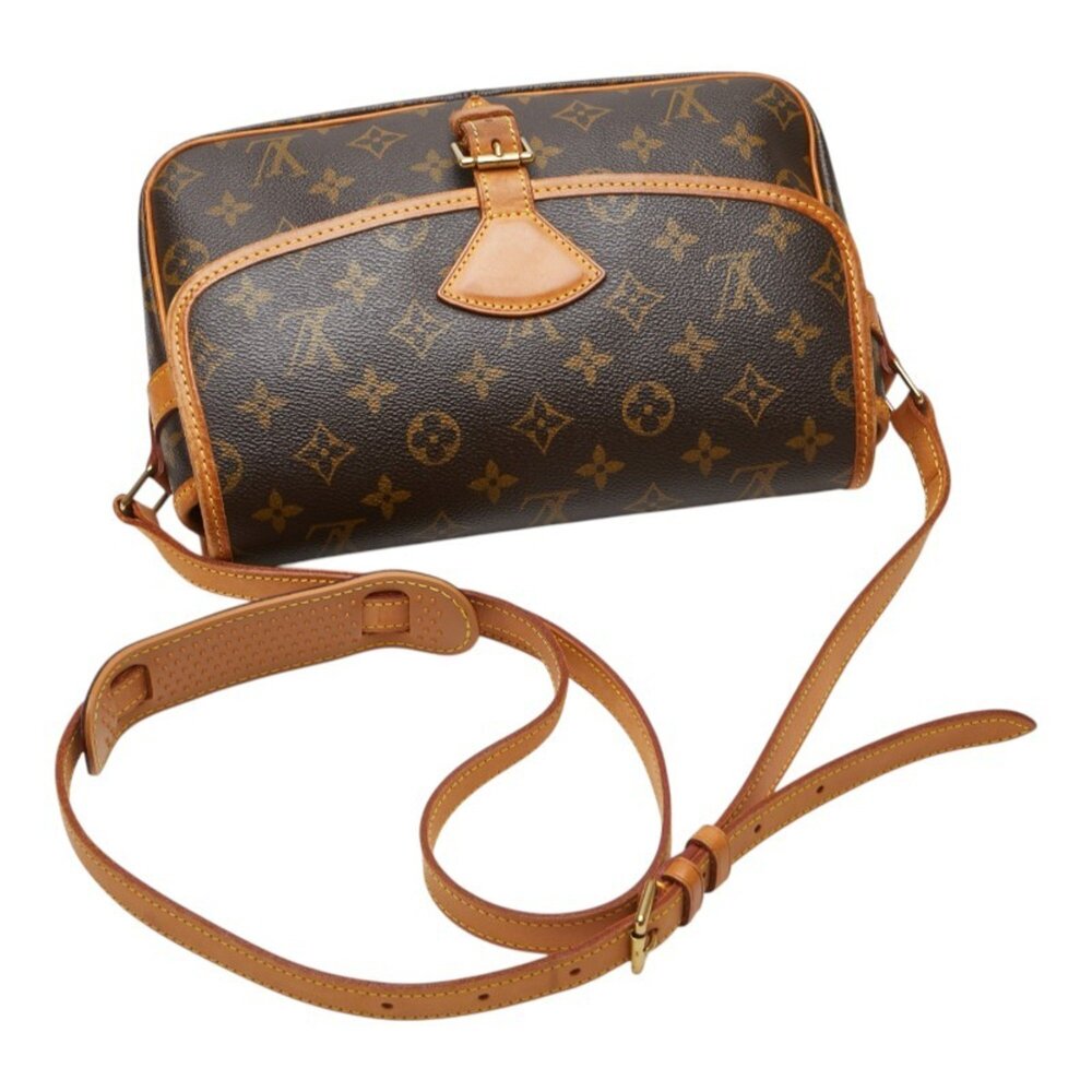 LOUIS VUITTON Brown Monogram Leather Shoulder Bag - Picture 4 of 11